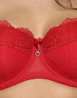 BH "Ruby" Red -Angebote SUGARSHAPE Store sugarshape balconette bh ruby detail 1