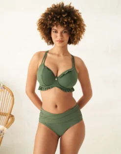 Bikini-High-Panty "Valencia" Olive -Angebote SUGARSHAPE Store sugarshape bikini high panty valencia olive front editorial single full 1