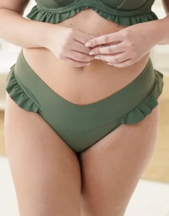 Bikini-Slip "Valencia" Olive