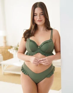 Bikini-Slip "Valencia" Olive 10 Bikini-Slip "Valencia" Olive -Angebote SUGARSHAPE Store sugarshape bikini slip valencia olive front editorial single full 1