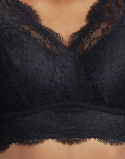 Bralette "Emilia" Black -Angebote SUGARSHAPE Store sugarshape bralette emilia black front detail single crop 1