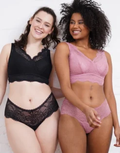 Bralette "Emilia" Black -Angebote SUGARSHAPE Store sugarshape bralette emilia black mauve front editorial double full 2