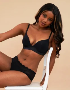 Panty "Clara" Black 11 Panty "Clara" Black -Angebote SUGARSHAPE Store sugarshape bralette panty clara black front editorial single bhs 75 90 hs 105 full 3