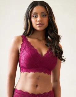 Bralette "Sophia" Bordeaux