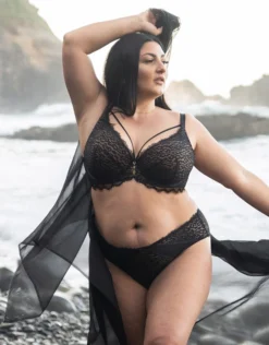 High-Panty "Valerie On Fire" Black -Angebote SUGARSHAPE Store sugarshape high panty valerie on fire black front full 2