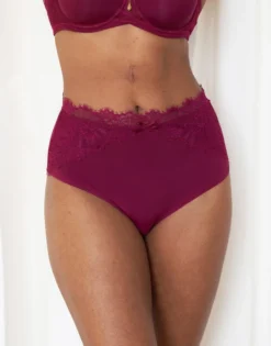 High-Waist-Panty "Sophia" Bordeaux