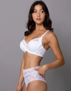 High-Panty "Eliana" White -Angebote SUGARSHAPE Store sugarshape highpanty eliana white side packshot model grey single full 1