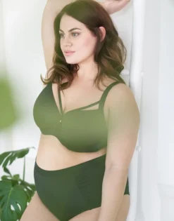 Bikini-High-Waist-Panty "Monaco" Black -Angebote SUGARSHAPE Store sugarshape highwaist panty monaco front editorial single full 1