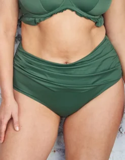 Bikini-High-Waist-Panty "Valencia Classic" Olive