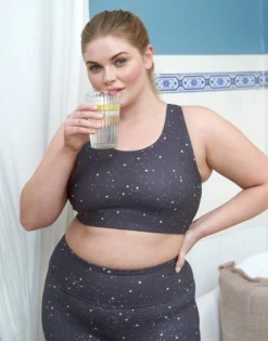 Leggings "Stars" -Angebote SUGARSHAPE Store sugarshape leggings stars grey front editorial single crop 1