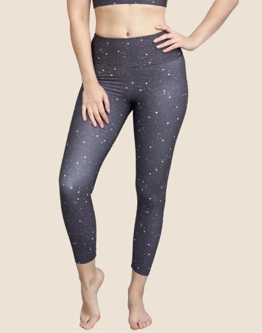 Leggings "Stars" -Angebote SUGARSHAPE Store sugarshape leggings stars grey front packshot model sand single crop 1