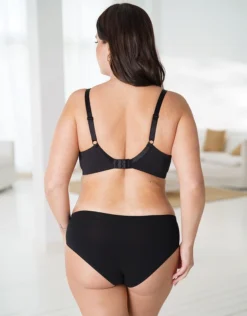 Panty "Cotton Basic" Black -Angebote SUGARSHAPE Store sugarshape panty basic cotton black back editorial single full 1