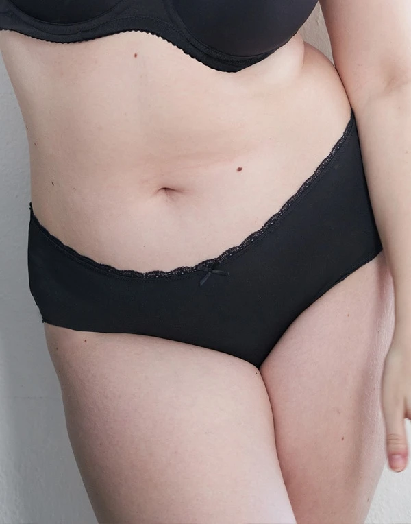 Panty "Pure Basic" Black 1 Panty "Pure Basic" Black