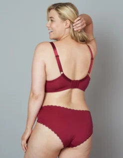 Panty "Pure Basic" Bordeaux -Angebote SUGARSHAPE Store sugarshape panty pure basic bordeaux back packshot model darkgrey single full 1
