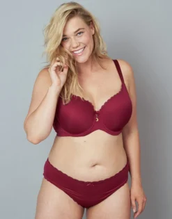 Panty "Pure Basic" Bordeaux -Angebote SUGARSHAPE Store sugarshape panty pure basic bordeaux front packshot model darkgrey single full 1
