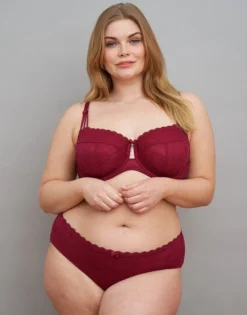 Panty "Sienna" Bordeaux -Angebote SUGARSHAPE Store sugarshape panty sienna bordeaux front packshot model grey single full 1