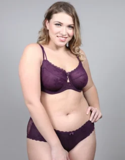 Panty "Sienna" Plum -Angebote SUGARSHAPE Store sugarshape panty sienna plum front packshot model grey single full 2