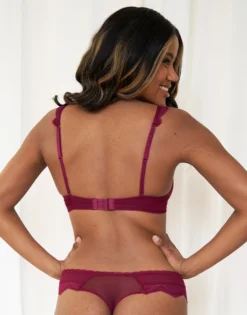 Schalen-BH "Clara" Bordeaux -Angebote SUGARSHAPE Store sugarshape schalen bh clara bordeaux back editorial single bhs 75 90 crop 1