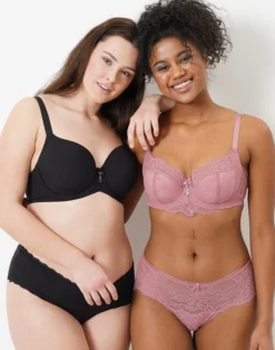 BH "Emilia" Mauve -Angebote SUGARSHAPE Store sugarshape spitzen bh emilia mauve front packshot grey double full 1