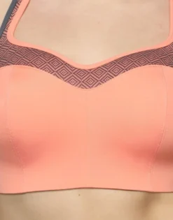 Sport-BH "Motion" Coral/grey -Angebote SUGARSHAPE Store sugarshape sport bh motion coral grey detail 1