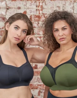 Sport-BH "Motivation" Khaki/black -Angebote SUGARSHAPE Store sugarshape sport bh motivation front editorial double crop 1