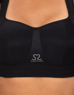 Sport-BH "Move" Black/silver -Angebote SUGARSHAPE Store sugarshape sport bh move blacksilver detail 1