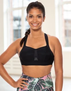 Sport-BH "Move" Black/silver -Angebote SUGARSHAPE Store sugarshape sport bh move blacksilver front editorial single crop 3