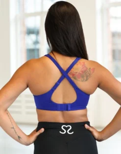 Sport-BH "Move" Blue Mesh -Angebote SUGARSHAPE Store sugarshape sport bh move blue mesh back editorial single crop 1
