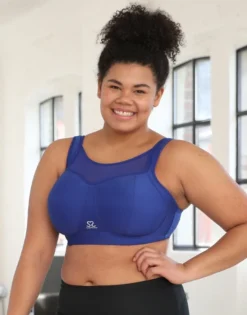 Sport-BH "Move" Blue Mesh -Angebote SUGARSHAPE Store sugarshape sport bh move blue mesh front editorial single crop 1