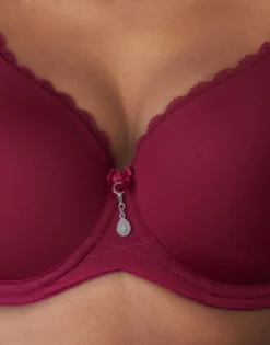 BH "Pure Basic" Bordeaux -Angebote SUGARSHAPE Store sugarshape t shirt bh pure basic bordeaux detail 1